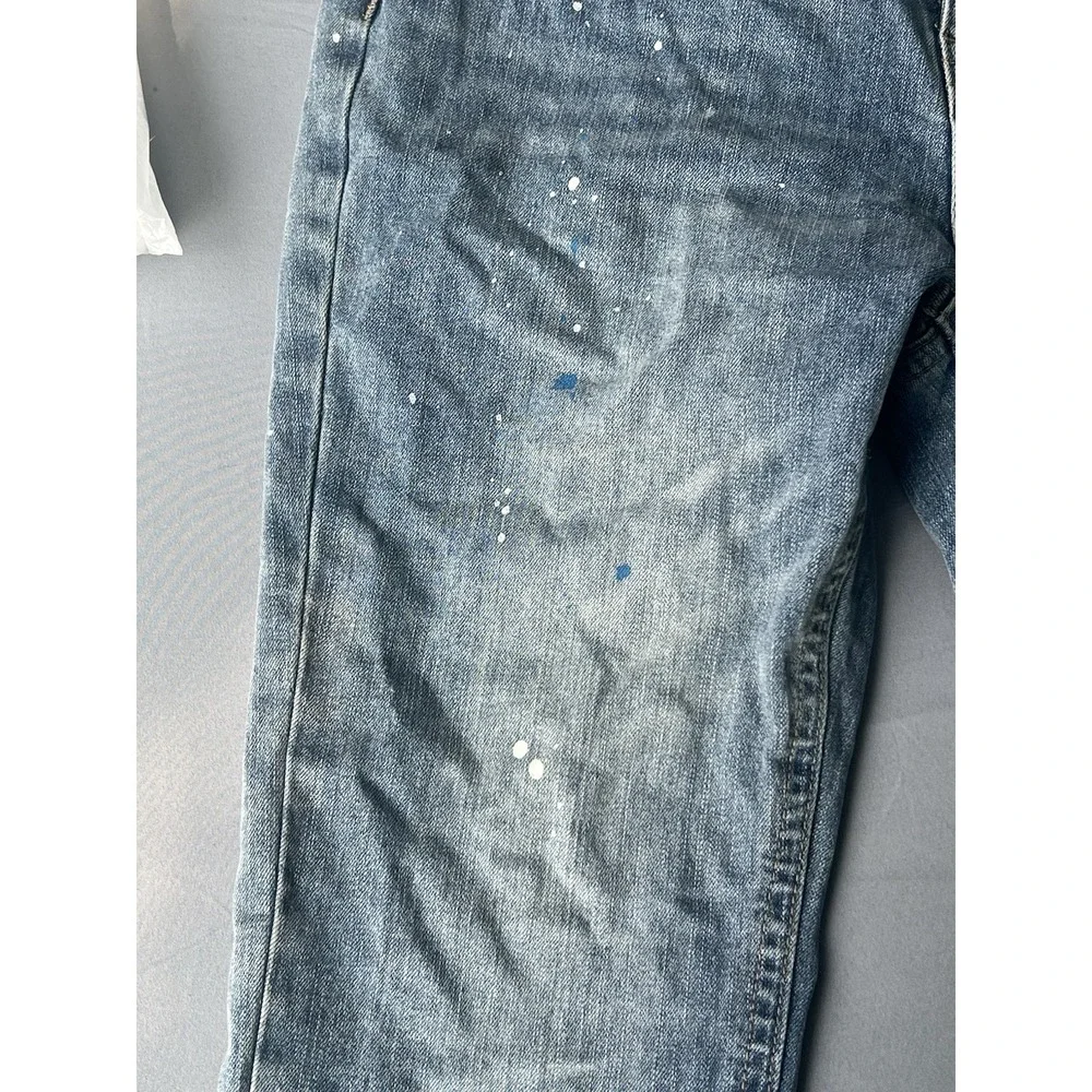 NWT EPTM‎ Paint Speck Stack Jeans Denim Size 32 Men's